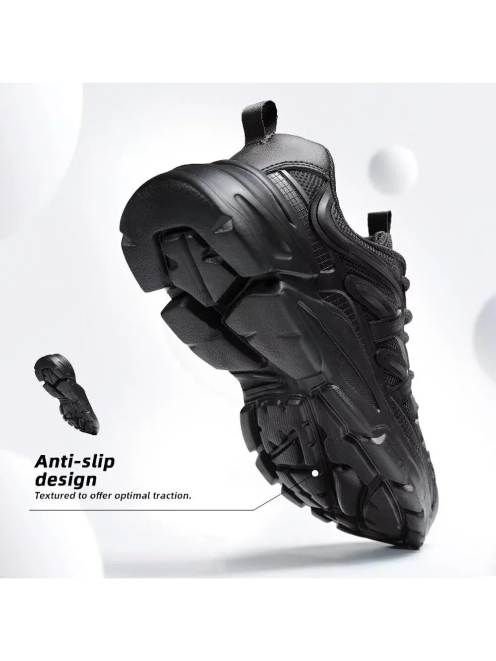Women's Black Ladies Walking Comfor Breathable Soft Sole Tennis Sneaker Shoes